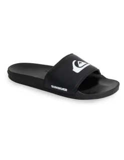 Quiksilver Odian Slides in Black