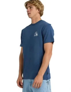 Quiksilver Og Checker T-Shirt Dark Denim