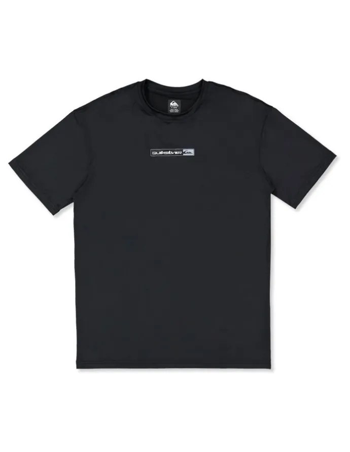 Quiksilver Omni Bar Short Sleeve Rashguard Black