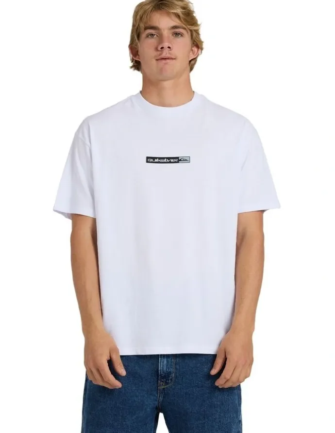 Quiksilver Omni Oversized Bar T-Shirt White