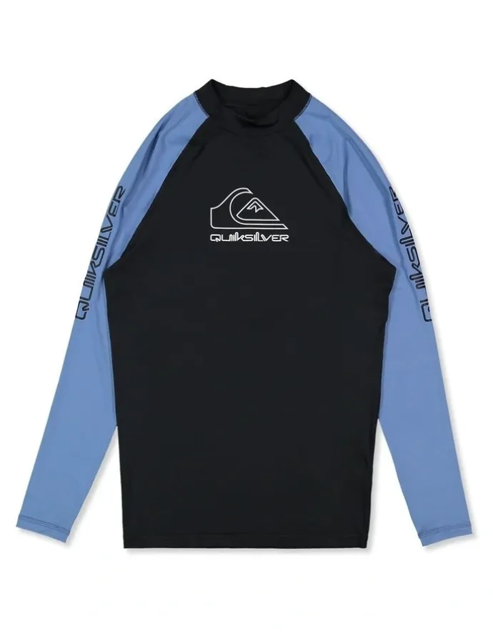 Quiksilver On Tour Long Sleeve Rash Vest Quiet Harbor