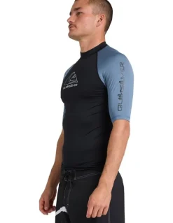 Quiksilver On Tour Rash Vest in Blue