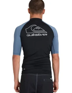 Quiksilver On Tour Rash Vest in Blue