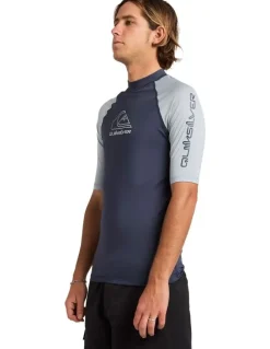 Quiksilver On Tour Rash Vest in Black