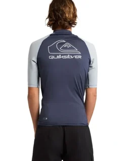 Quiksilver On Tour Rash Vest in Black