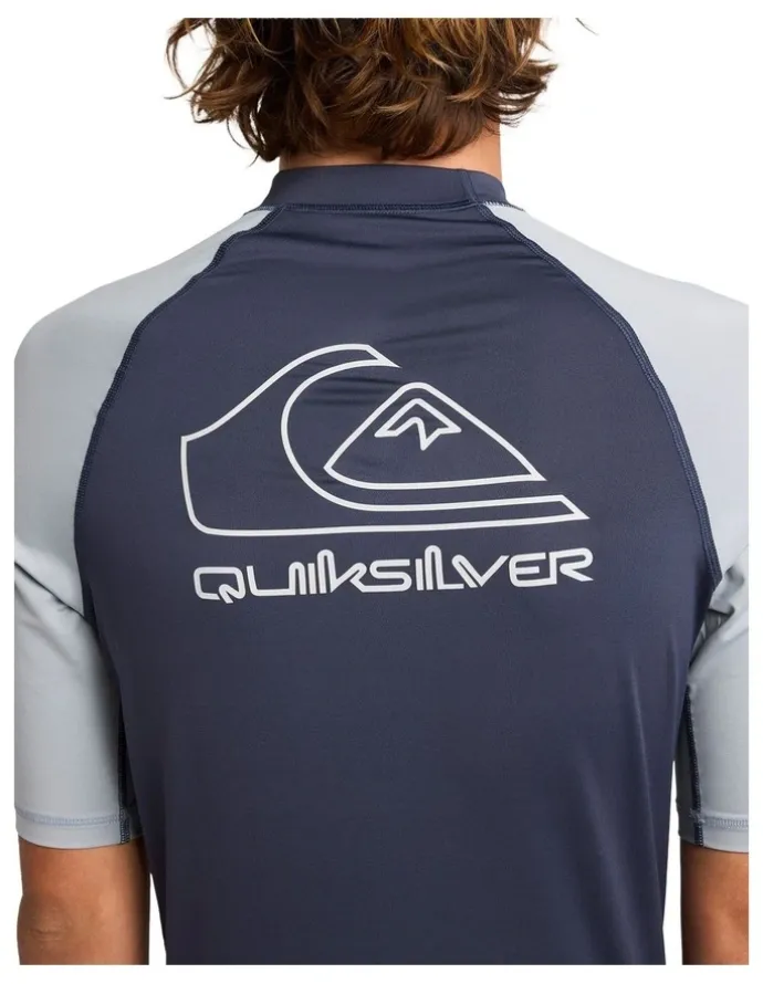 Quiksilver On Tour Rash Vest in Black