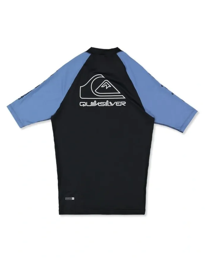 Quiksilver On Tour Short Sleeve Rash Vest Quiet Harbor