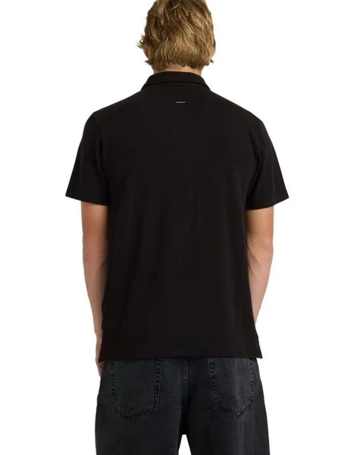 Quiksilver Pique Polo Shirt Black