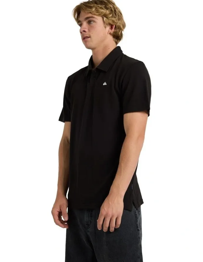 Quiksilver Pique Polo Shirt Black