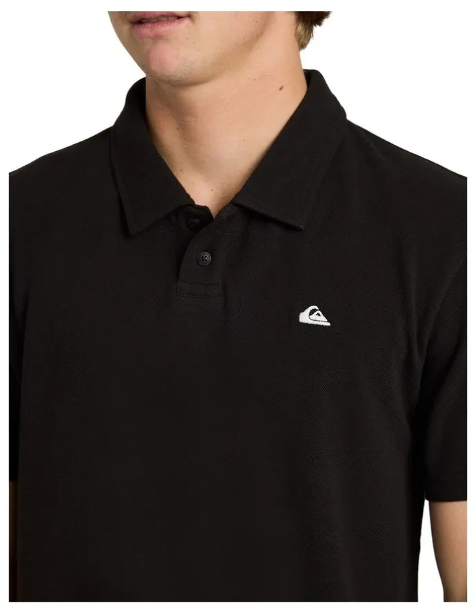 Quiksilver Pique Polo Shirt Black