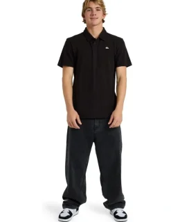 Quiksilver Pique Polo Shirt Black