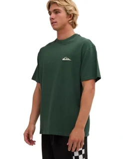 Quiksilver Quik Core Oversized T-Shirt In Forest