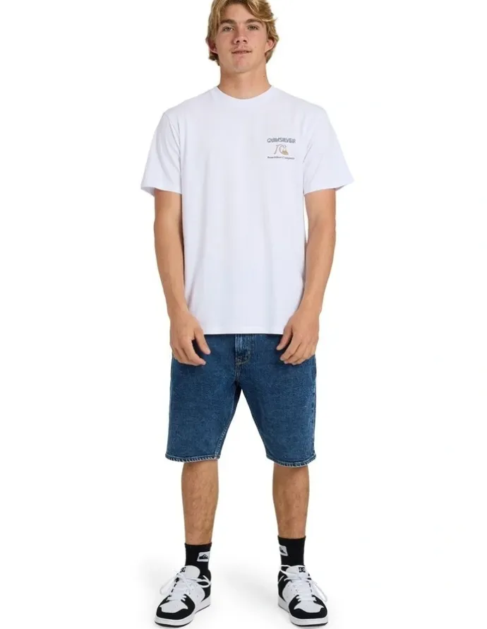 Quiksilver Retro Arch T-Shirt White