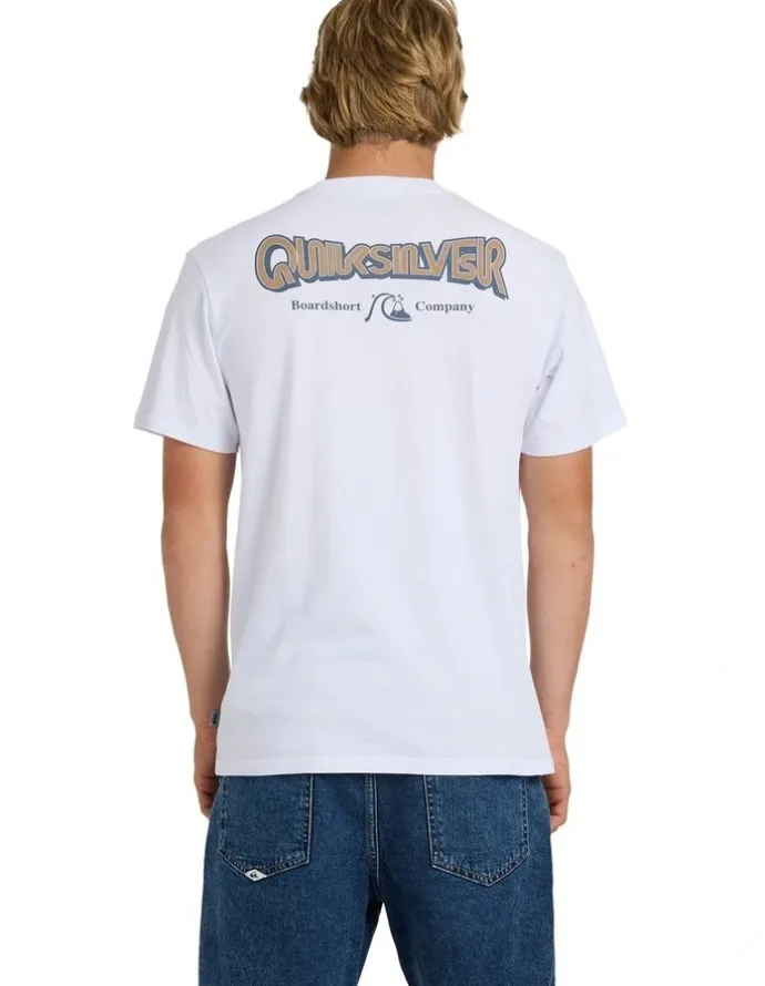Quiksilver Retro Arch T-Shirt White
