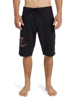 Quiksilver Scrawl 22 Boardshorts In Black