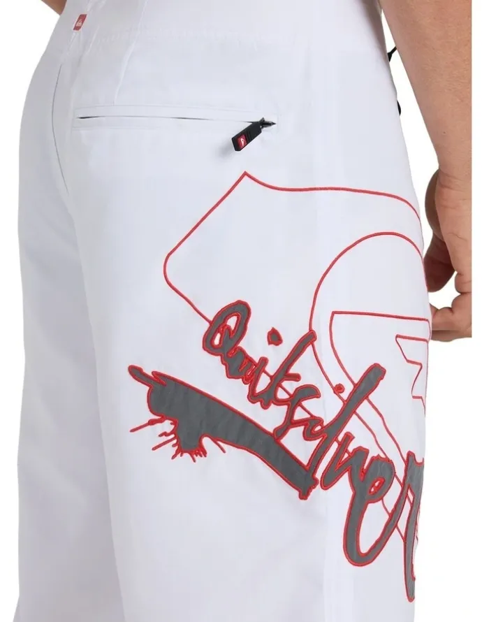 Quiksilver Scrawl 22 Boardshorts In White