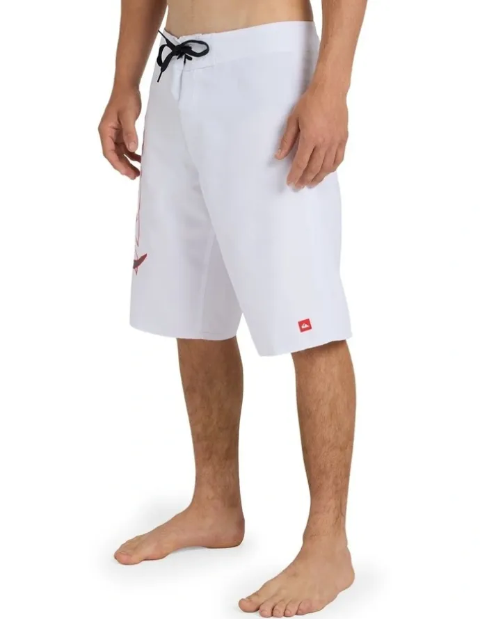 Quiksilver Scrawl 22 Boardshorts In White