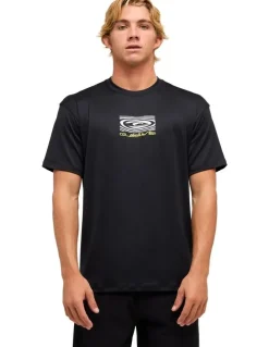Quiksilver Sea Drip Surf Shirt in Black