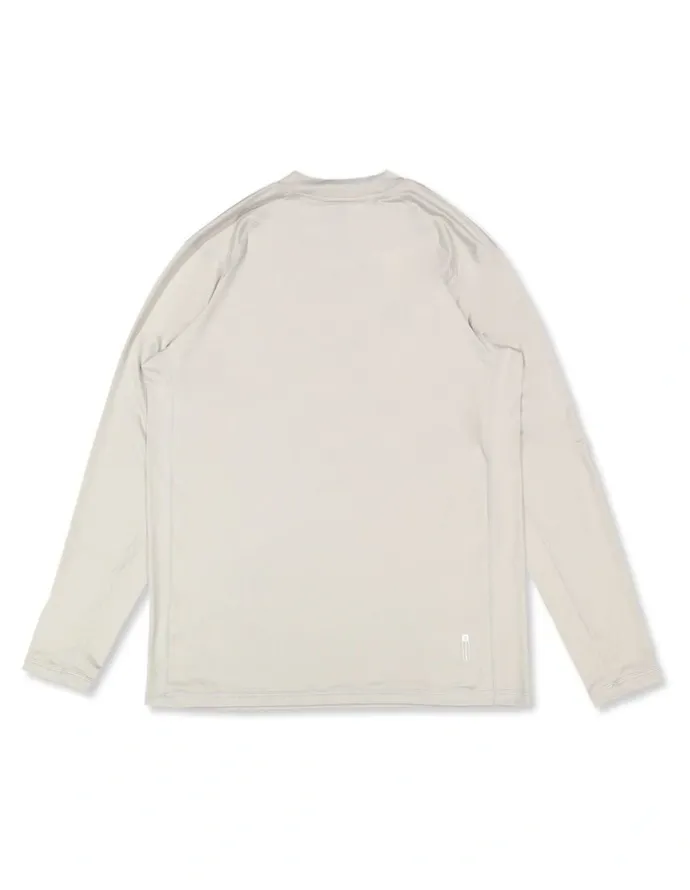 Quiksilver Sea Grass UV Long Sleeve Rashguard In Grey Violet