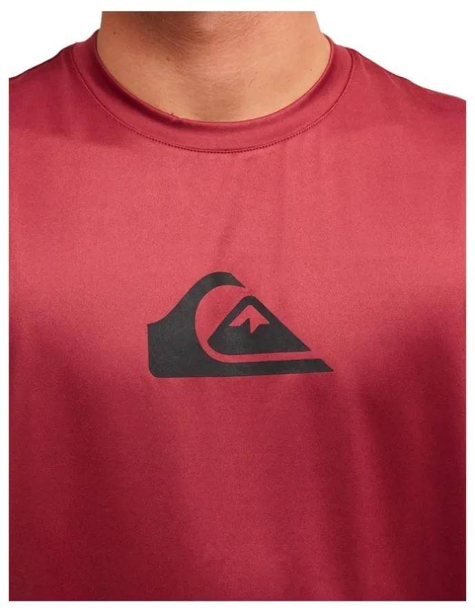 Quiksilver Solid Streak Surf Shirt Burnt Russet