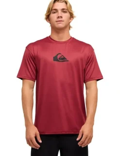 Quiksilver Solid Streak Surf Shirt Burnt Russet