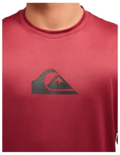 Quiksilver Solid Streak Surf Shirt Burnt Russet