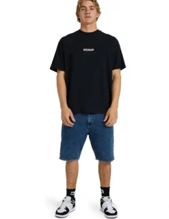 Quiksilver Sticker Oversized T-Shirt Black