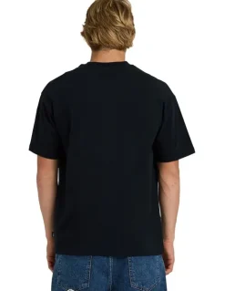 Quiksilver Sticker Oversized T-Shirt Black