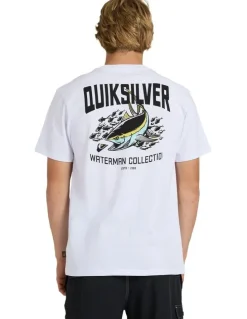 Quiksilver Strike MiT-Shirtion T-Shirt In White
