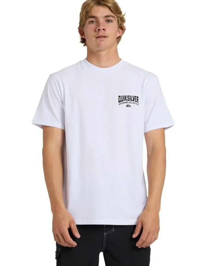 Quiksilver Strike MiT-Shirtion T-Shirt In White