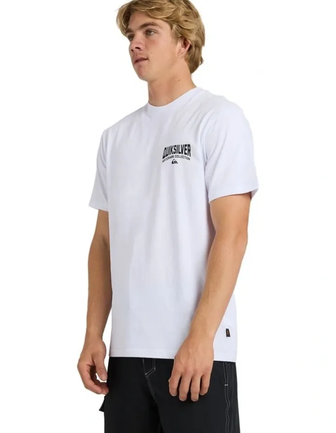 Quiksilver Strike MiT-Shirtion T-Shirt In White
