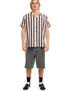 Quiksilver Sunbelt Short Sleeve Shirt Java