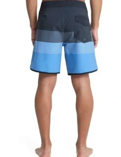 Quiksilver Surfsilk Scallop 18 Boardshorts Black Tijuana