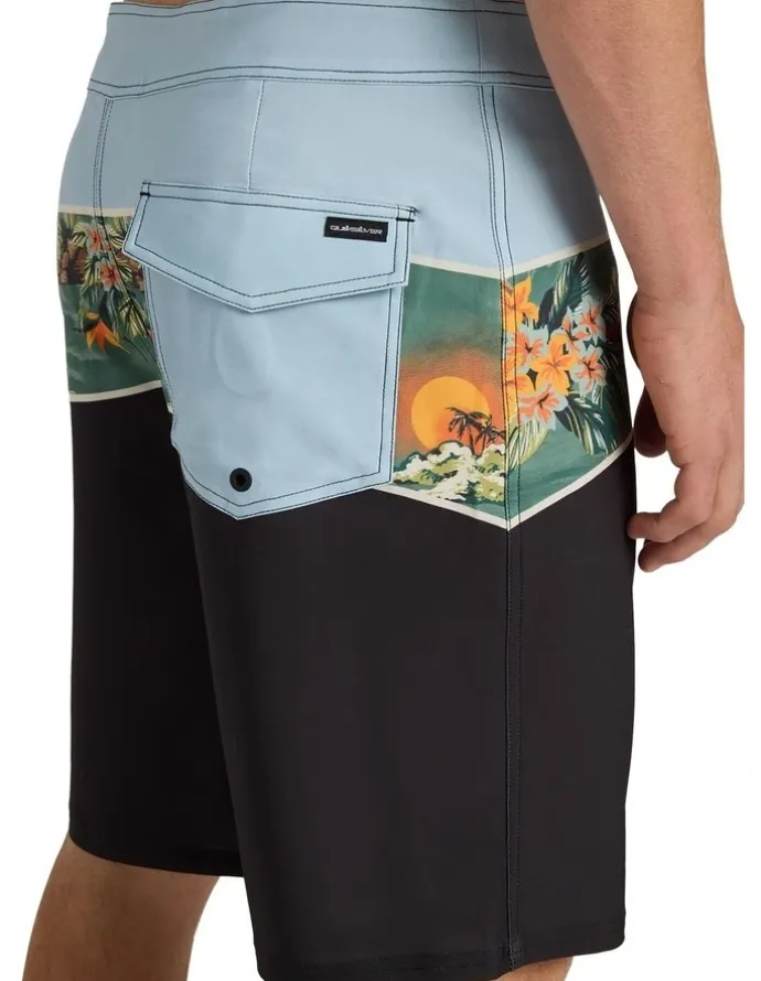 Quiksilver Surfsilk Section 20 Boardshorts In Tarmac Section