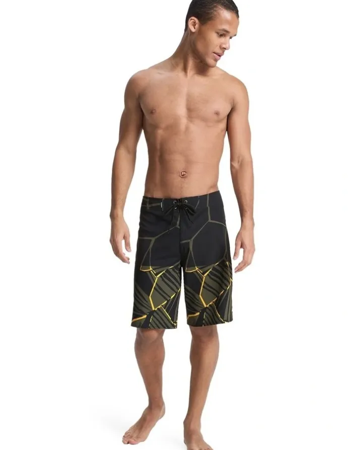 Quiksilver Surfsilk Straight 20 Boardshorts Grape Leaf Natural Block