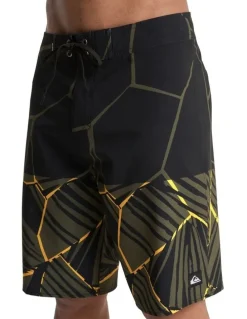 Quiksilver Surfsilk Straight 20 Boardshorts Grape Leaf Natural Block