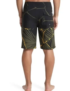 Quiksilver Surfsilk Straight 20 Boardshorts Grape Leaf Natural Block
