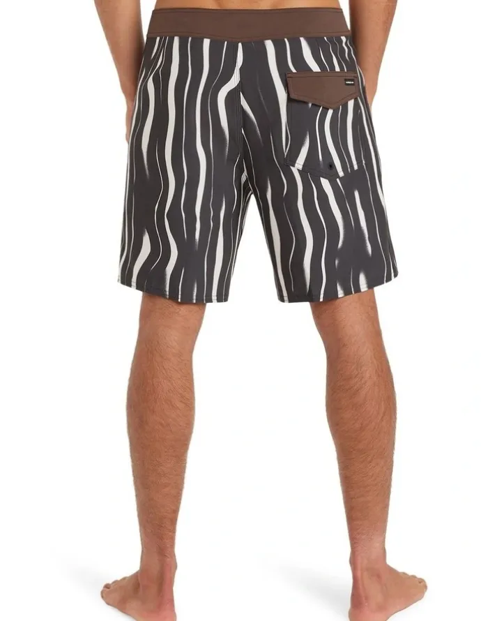 Quiksilver Surfsilk Straight Leg Board Shorts in Black