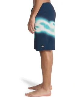 Quiksilver Surfsilk Straight 20 Boardshorts Dark Navy Thermo Stripe