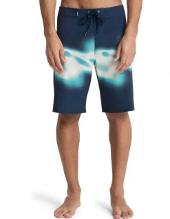 Quiksilver Surfsilk Straight 20 Boardshorts Dark Navy Thermo Stripe