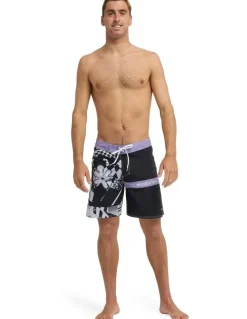 Quiksilver Surfsilk Straight 18 Boardshorts Black Block Momentum