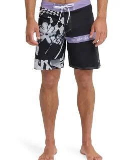 Quiksilver Surfsilk Straight 18 Boardshorts Black Block Momentum