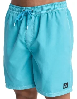 Quiksilver Surfwash 17 Inch Swim Shorts in Aqua Blue