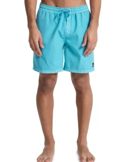 Quiksilver Surfwash 17 Inch Swim Shorts in Aqua Blue
