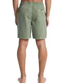 Quiksilver Surfwash 17 Inch Swim Shorts in Green