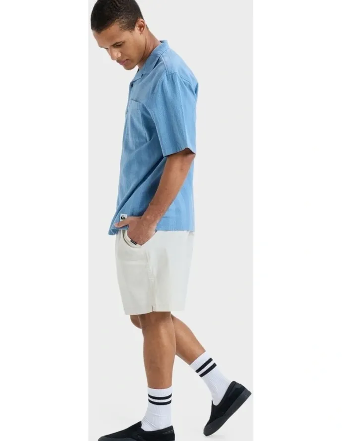 Quiksilver Taxer 18" Walkshorts in White