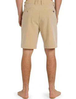 Quiksilver Union Heather Amph 19 Hybrid Shorts Khaki Heather