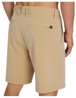 Quiksilver Union Heather Amph 19 Hybrid Shorts Khaki Heather
