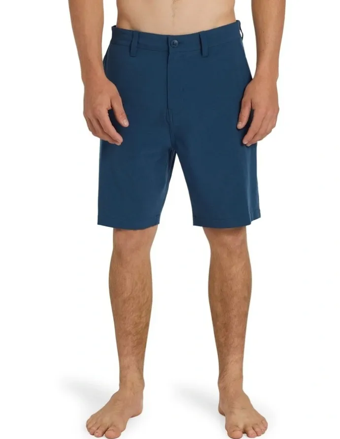 Quiksilver Union Heather Amph 19 Hybrid Shorts Dark Denim