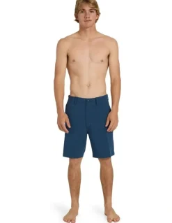 Quiksilver Union Heather Amph 19 Hybrid Shorts Dark Denim